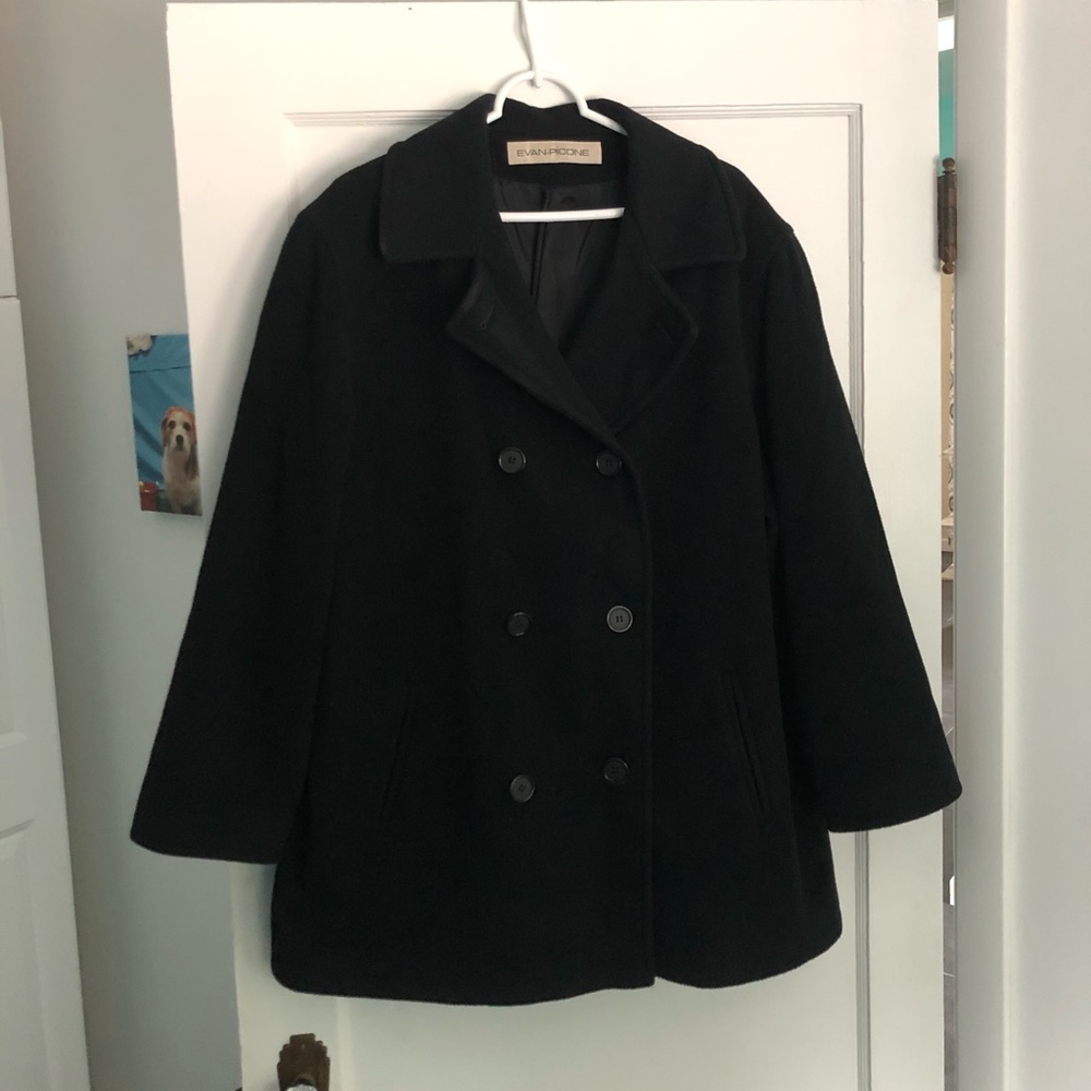 Evan Picone Wool Pea Coat